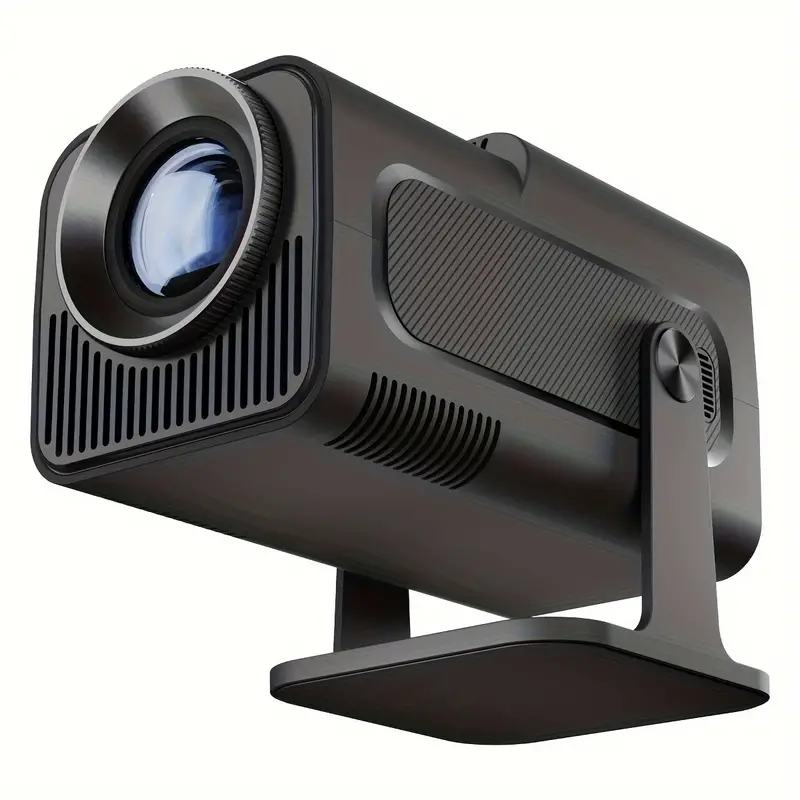Mini Smart Projector with wifi and bluetooth, Full HD 1080P proyector 4K Supported 15000 Lumen, Ceiling Projector 180 Degree Rotation, Portable Projector Built-in Android TV 11.0, Black